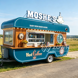 Food Cart Custom Mobile Candy <b>Utility</b> Cart Coffee Cart Street Mobile Coffee <b>Bar</b> Cart - Product Image 1