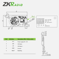ISO14443A Nfc RFID Acerca del módulo Lector RFID USB HF de circuito integrado
