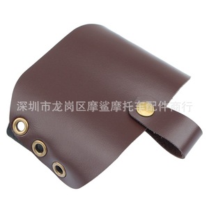 Protector de Cuero Marrón para Palanca de Cambios de Motocicleta Moshark, para Motociclistas - Product Image 1