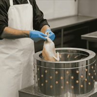 Machine à plumer WANJIAFeather, automatique, en acier inoxydable, pour volailles, poulet, canard, oie, dans les lignes d'élevage et de transformation de la viande