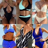 Nouveaux produits de la Chine or paillettes maillot de bain coupe haute maillots de bain léopard Bikini perle Super chaud asiatique Micro Bikini ensemble pour lune de miel