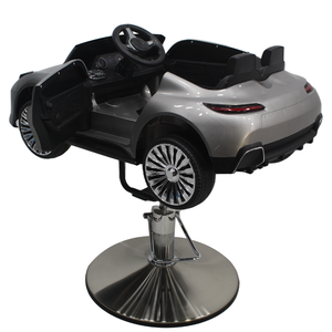 Özel gri oyuncak araba şeklinde çocuk berber koltuğu dayanıklı Metal saç kesme güzellik salonları için çocuklar için <span class=keywords><strong>Salon</strong></span> sandalyesi - Product Image 6