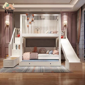 Ensembles de literie modernes en bois meubles lits superposés en bois massif enfants deux couches de <span class=keywords><strong>hauteur</strong></span> de <span class=keywords><strong>lit</strong></span> <span class=keywords><strong>lit</strong></span> ensembles de style personnalisé enfants - Product Image 1