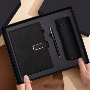 Coffret Cadeau d'Entreprise Personnalisé 2027 – Carnet A5 en Cuir PU avec Stylo et Gobelet, 100 Feuilles – Idéal Réunions Annuelles d'Entreprise et Cadeaux d'Affaires - Product Image 4