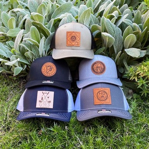 Patchs adhésifs gravés au Laser, sur mesure, pour bonnet en cuir, avec transfert thermique, pour camionneur, vente en gros, pièces, livraison rapide - Product Image 3