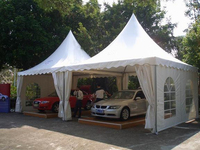Carpas de Exhibición de Aluminio de Alta Gama, Carpas de Lujo Tipo Pagoda para Bodas y Ferias Comerciales en Venta