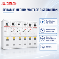 Unité principale de distribution 12 kV à gaz SF6 pour réseau de distribution d'énergie par câbles souterrains