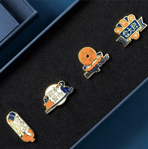 Wholesale Custom Metal <b>Pin</b> Anime Cartoon Personalized <b>Badge</b> Luxury Promotional Business Gifts Soft Enamel UV Printing - Product Image 1