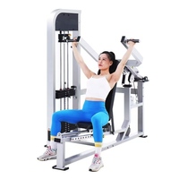 Équipement de musculation professionnel pour salle de sport, machine à presser les pectoraux assis à charge libre pour la musculation