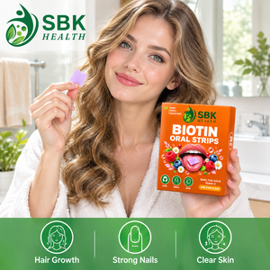Tiras Orales de Biotina de Primera Calidad, Biotina y Vitamina E para el Crecimiento del Cabello, Uñas Fuertes, Piel Clara, Tiras Orales - Product Image 6