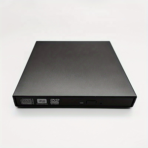 Salida de fábrica Unidad de CD DVD externa USB 2,0 Unidad de CD-RW externa portátil delgada Reproductor de <span class=keywords><strong>escritor</strong></span> de quemador de DVD-RW - Product Image 1