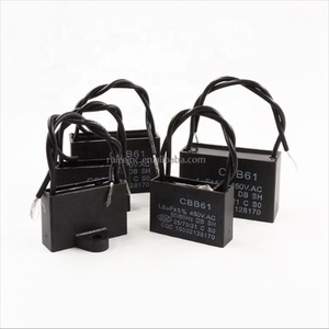 Condensador de Motor de CA para máquina de luz negra, ventilador de 5% V, 450 UF, <span class=keywords><strong>CBB61</strong></span>, con certificación CQC, <span class=keywords><strong>300VAC</strong></span>, <span class=keywords><strong>50</strong></span>/<span class=keywords><strong>60HZ</strong></span> de tolerancia, 1,5 - Product Image 3