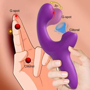 Potente Vibratore Dildo con Funzione di Suzione per Donne, Stimolatore Clitorideo a Vuoto, Dildo in Silicone con Movimento Oscillante, Certificato CE, Giocattolo per Adulti - Product Image 3