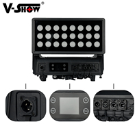 VShow Q12 Projecteur LED mobile étanche IP65 24x40W RGBW 4-en-1 pour projection extérieure sur bâtiments et événements festifs