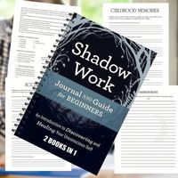 Carnet de notes spirale exclusif transfrontalier pour le travail sur l'ombre et la guérison du subconscient – Cadeau