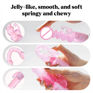 <span class=keywords><strong>Baguette</strong></span> magique en gelée flexible |   Vibrateur à moteur haute puissance à vitesse unique |   Double usage pour la stimulation vaginale et anale - Product Image 1