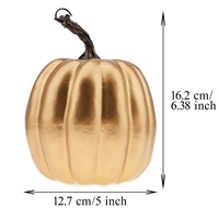 Simulations de citrouilles artificielles en plastique durables pour la décoration intérieure de fermes, Halloween, Thanksgiving et mariages