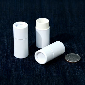 Tubes en papier kraft écologiques sans plastique pour baume à lèvres, parfum solide et huile essentielle |   Tailles personnalisées et MOQ disponibles - Product Image 1