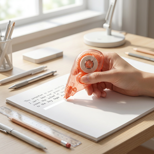 Cinta Correctora de Gran Capacidad de 8 Metros, Diseño Ergonómico en Forma de Frijol, Mecanismo de Engranaje POM Suave, <span class=keywords><strong>Corrector</strong></span> Translúcido - Product Image 6