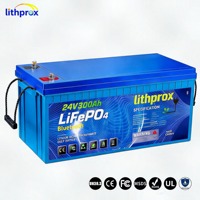 Batería de Tracción Industrial de 24V 300AH, Celda de Batería LiFePO4, Salida Estable para Montacargas en Terrenos Difíciles, UL UN38.3 CE RoHS OEM ODM