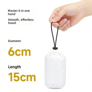 Sottosacco Ultraleggero Antibatterico in Nylon 10D, Telo da Viaggio Mummy 210x80x60cm per Campeggio, Escursionismo, Hotel e Viaggi - Product Image 2