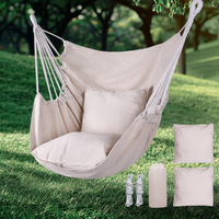 Nouveauté 2026 : Chaise suspendue en toile pour l'extérieur, personnalisable en couleur, avec cadre de lit suspendu léger, toutes saisons, vente en gros pour le camping