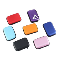 Boîte de rangement EVA personnalisable fermeture à glissière protection petit organisateur technique étui de voyage Portable pour câbles USB pièces de caméra
