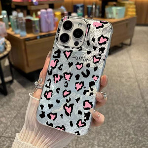 Custodia Rosa con Stampa Leopardata per iPhone 16 - Cover Elegante, Antiurto e <span class=keywords><strong>a</strong></span> Copertura Totale - Product Image 5