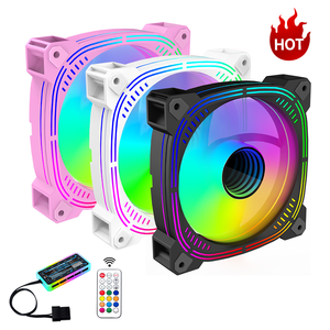 Пользовательский ваш логотип низкий MOQ 12 В RGB игровой ПК вентилятор компьютерный корпус кулер <span class=keywords><strong>CPU</strong></span> 120 мм Rgb вентилятор для ПК корпус Tower PWM охлаждающий вентилятор Argb 5V - Product Image 1