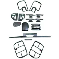 2021 Hilux Revo Rocco Kits de carrosserie de véhicule Couvertures de poignée de porte de voiture chromées