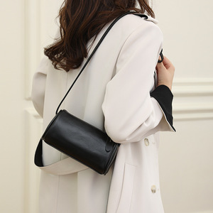 Sac à bandoulière en cuir véritable pour femme, style rétro européen et américain haut de gamme, étanche avec fermeture éclair, idéal pour l'été - Product Image 3