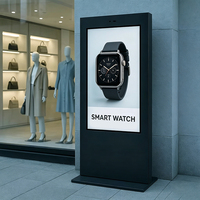 Écran publicitaire extérieur 4K étanche avec lecteur Android Wi-Fi et affichage LCD