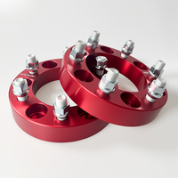 Piezas de vehículos adaptadores de rueda y espaciadores 8X6.5 a 8X6.5 CB 126,15 espesor 2 pulgadas para Chevrolet C2500 C3500 GMC Ram 2500 3500