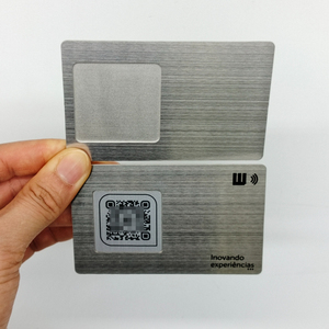 Jhcd Tùy Chỉnh 13.56Mhz NFC Thẻ Kinh Doanh 213 424 Dna Thép Không Gỉ/Brass Cr80 1K Công Suất Cho Thanh Toán Khách Sạn Sử Dụng Nhà Máy Trực Tiếp" - Product Image 2