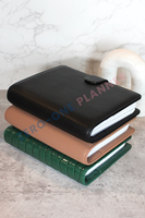Classeur de luxe personnalisé A4 A5 A6 A7 en cuir PU galet Saffiano Crocodile Classeur à 6 anneaux Classeurs économiques