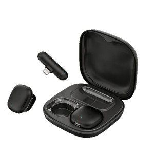 AI-Powered <b>Wireless</b> Lavalier <b>Microphone</b> Dual UG-M12 Noise Reduction Live Streaming Magnetic Attachment - Product Image 1