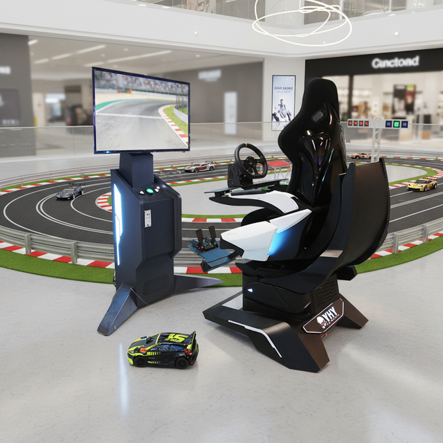 New Arrivals AR Real Scene Racing Simulator Chair Car Driving Sim F1 Game Machine with 3 DOF Motion for Indoor Shopping Mall