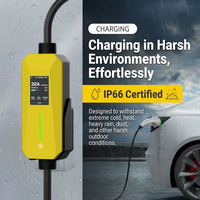 Cable de Carga para Vehículos Eléctricos Portátil de 7kW 32A, Impermeable IP66, Tipo 2, Estándar Europeo, con Control Inteligente de Temperatura