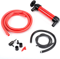Vente en gros d'huile liquide pour voiture Pompe manuelle à changement de carburant robuste Pompe d'extraction de gonflage Pompe à siphon à air manuel 3 en 1 en plastique