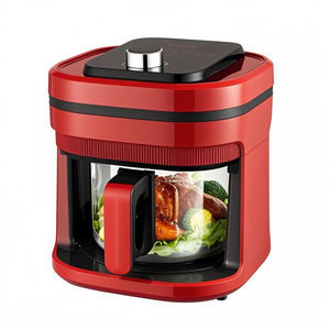 Freidora de Aire de Vidrio de 5L y 1350W con Control Digital Táctil Inteligente Electrodoméstico Negro para Uso en Exteriores y Garaje - Product Image 5