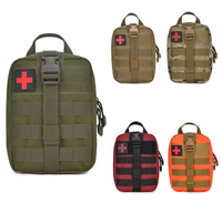Trousse de premiers soins unisexe portable sac de taille en polyester personnalisable fermeture à glissière étanche pour les traitements médicaux d'urgence pour tactique