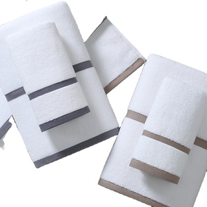 Juego de <span class=keywords><strong>Toallas</strong></span> de Algodón 100% <span class=keywords><strong>para</strong></span> Hotel Estrella - Borde Delgado, Toalla de Baño Extra Grande y Gruesa <span class=keywords><strong>para</strong></span> Uso Hotelero - Product Image 3