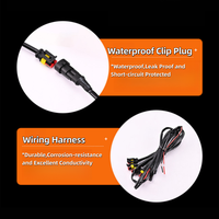 Accesorios de Luces LED Ámbar para Parrilla OVOVS Marcadores de Rejilla Frontal Lámparas de Advertencia de Circulación Diurna para Toyota 4Runner TRD Pro 2025