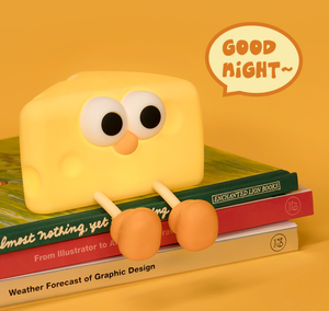Veilleuse LED Mini en Silicone en Forme de Fromage Mignon 2026, Rechargeable par USB, Alimentée par Batterie pour Chambre d'Enfant - Product Image 3