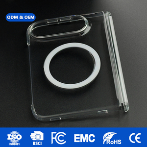 Étui transparent ultra-fin de qualité supérieure OEM avec protection anti-jaunissement, haute clarté, aimant N52 pour iPhone Fold 18 Ultra - Product Image 2