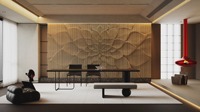Revêtement mural en panneaux CNC paramétriques, façade décorative à motifs 3D pour la rénovation extérieure des bâtiments