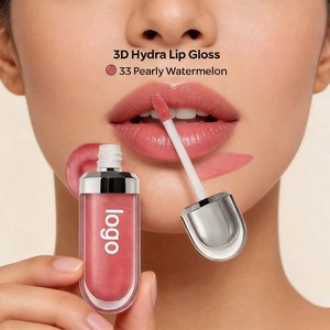 Baume à lèvres transparent brillant avec logo personnalisé, <span class=keywords><strong>gloss</strong></span> à lèvres 3D, couleur de lèvres, hydratant et nourrissant, atténue les ridules, rouge à lèvres brillant quotidien - Product Image 5