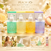 PEACH JO+ Rio Sunset Collection Brume pour le corps Parfum floral-fruité Jasmin Musc blanc Parfum longue durée Unisexe pour toutes les occasions