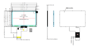 Venta directa de fábrica Pantalla digital IPS de 5 pulgadas 800*480 con pantalla táctil de interfaz RGB - Product Image 5
