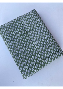 Tissu en coton indien fait main en gros, tissu imprimé à la main Sanganeri de Jaipur, matière première pour vêtements, vente en gros OEM ODM - Product Image 3